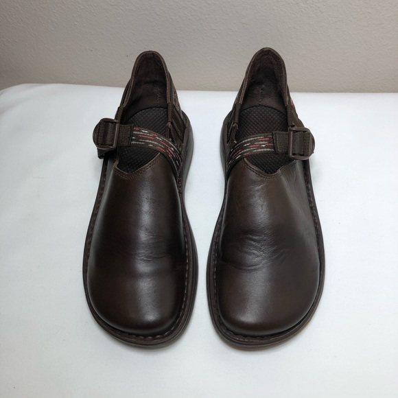 Chaco PedShed Chocolate Brown Leather Womens Size 9.5 - Picture 3 of 15